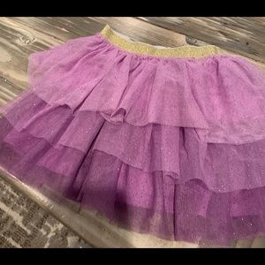 Girls Ombre Purple Tulle Skirt
